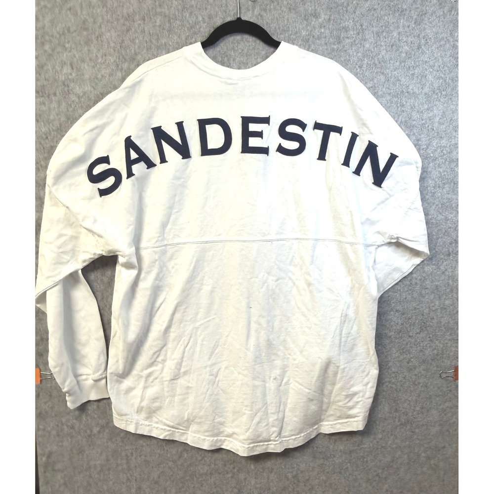 Spirit Jersey Sandestin Golf‎ and Beach Resort Football Jersey White XL J0470